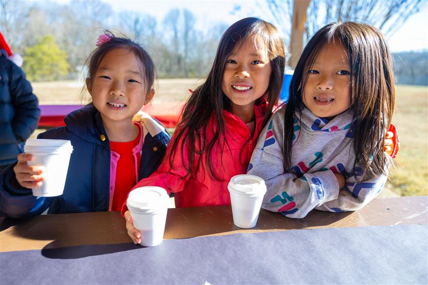 Students enjoy Candy Cane Lane